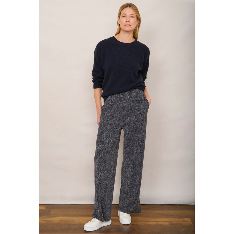 Isla Plisse Trouser – Midnight/Silver Sparkle