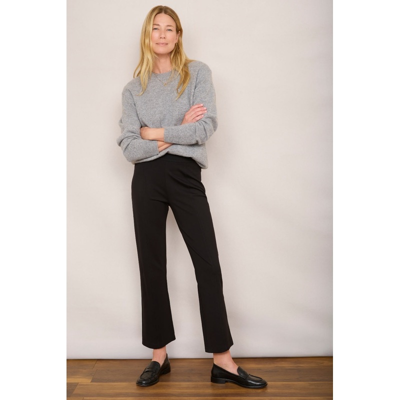Rosa Ponte Kickflare Trouser – Black