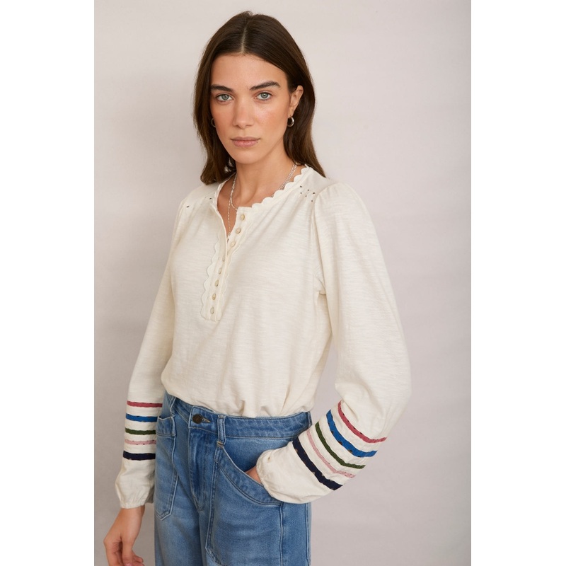 Rosia Top – Ivory