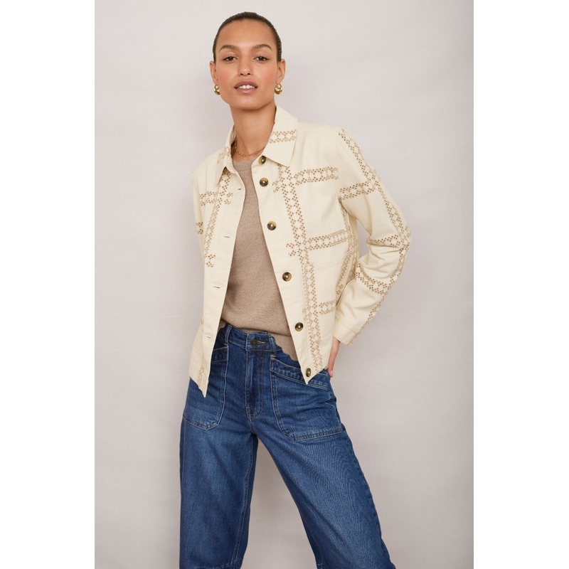 Aveline Jacket – Ecru Embroidery