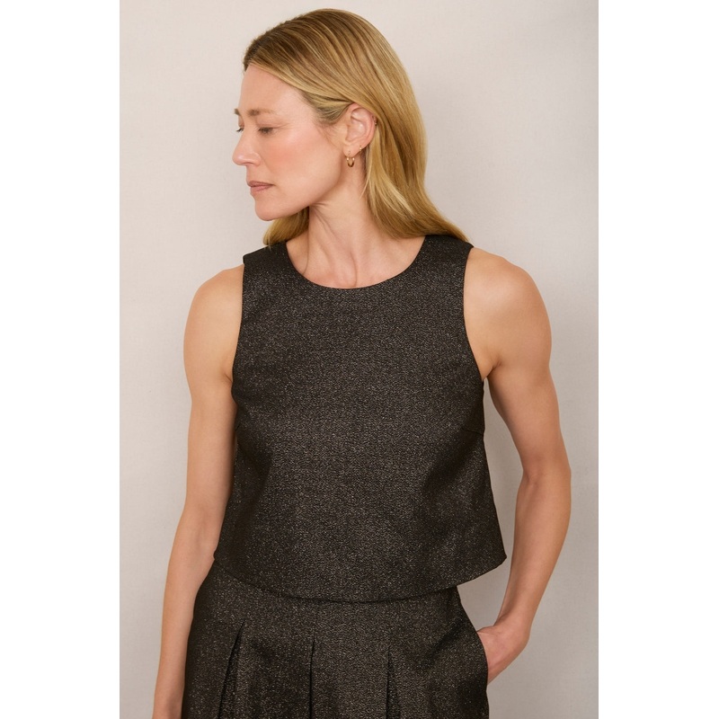 Florence Top – Bronze Sparkle