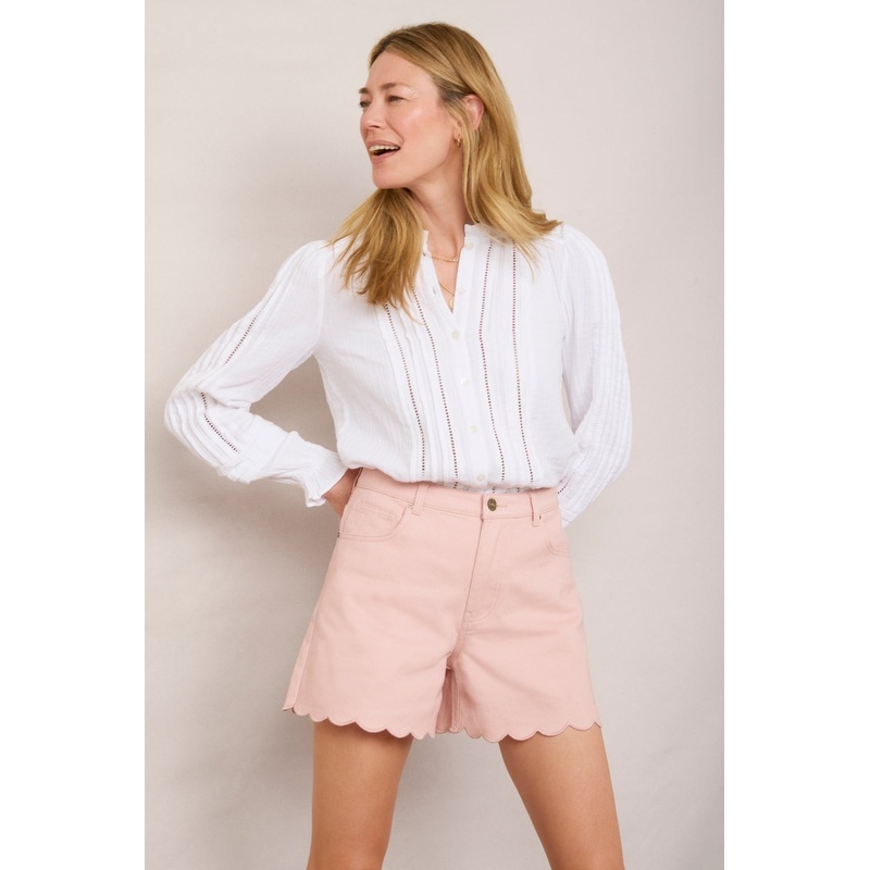 Ruby Scallop Short – Candy Floss Pink