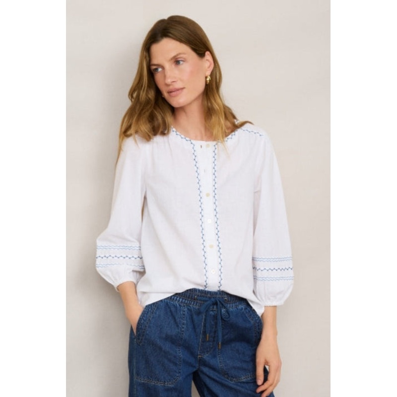 Georgina Blouse – White
