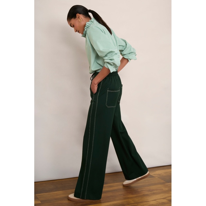 Minnie Ponte Trouser – Forest Green