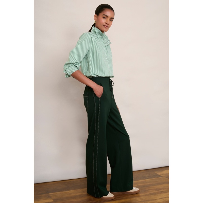 Minnie Ponte Trouser – Forest Green