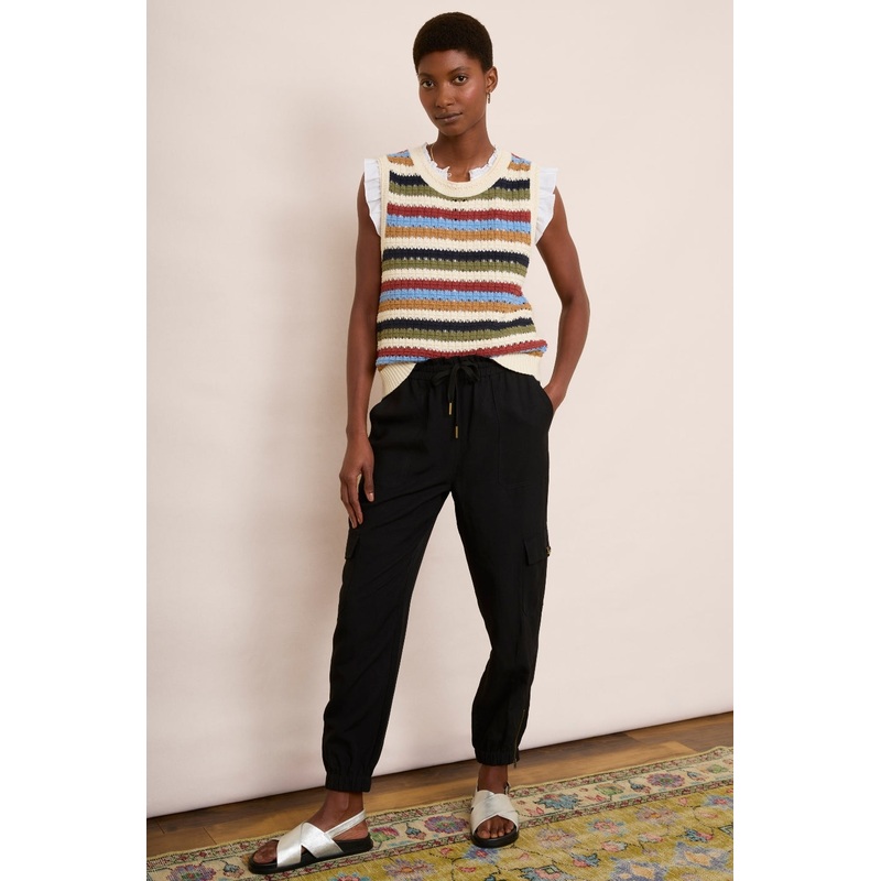 Aniyah Cargo Trouser – Black