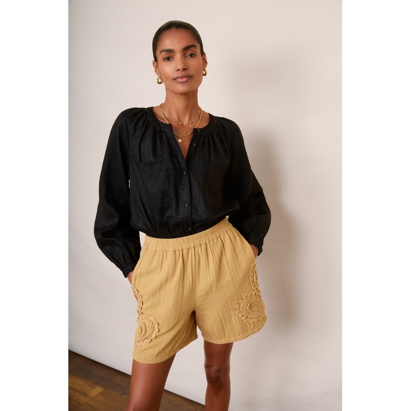 Annalee Double Gauze Short – Tan