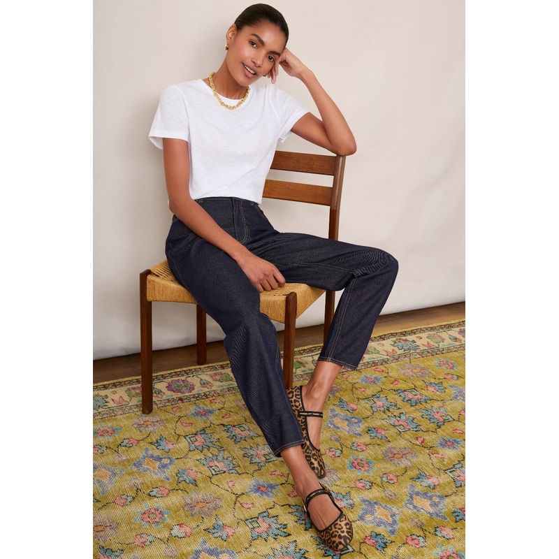 June Tapered Jean – Rinse Wash