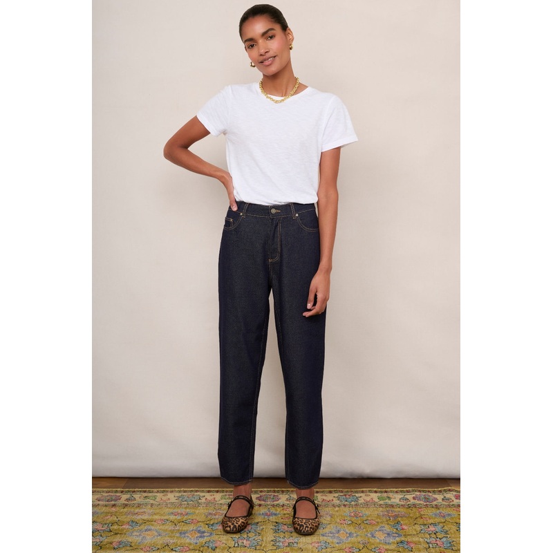 June Tapered Jean – Rinse Wash