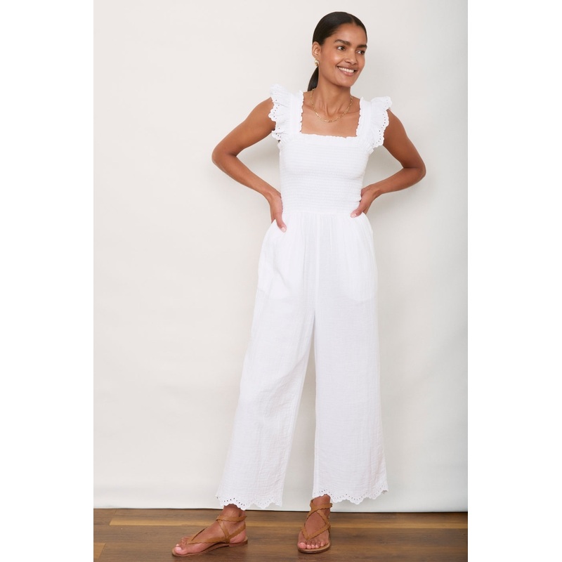 Tasia Jumpsuit – White