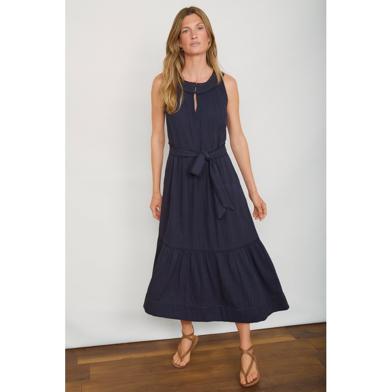 Casey Halterneck Dress – Midnight