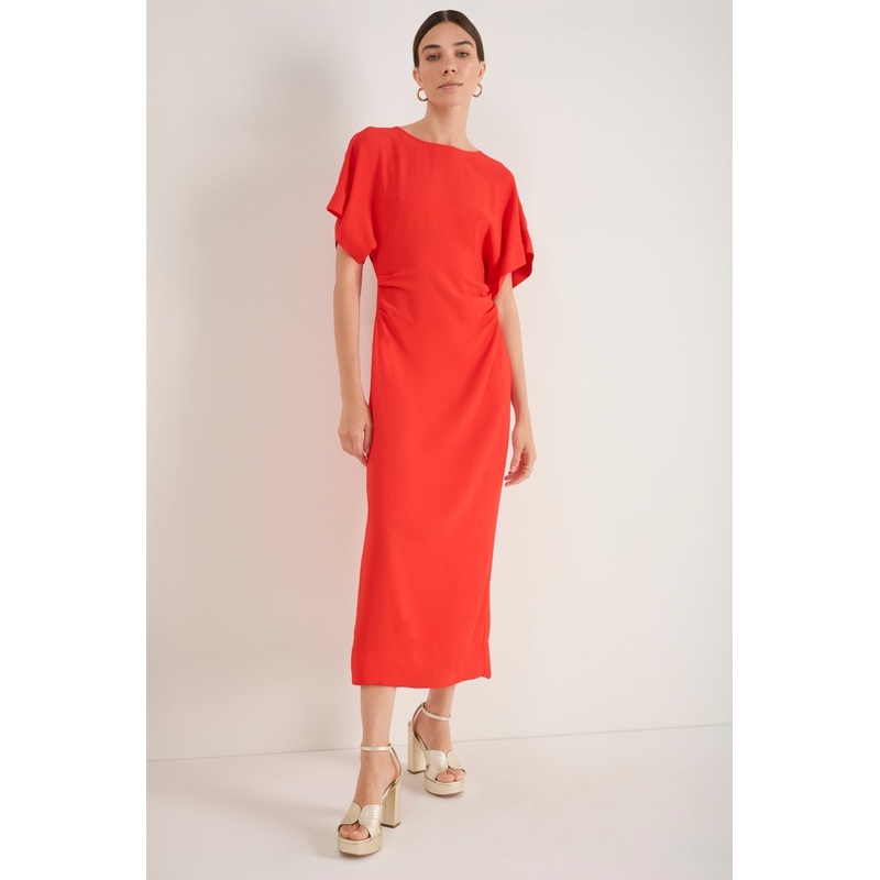 Cath x WYSE Vivienne Dress – Tomato Red