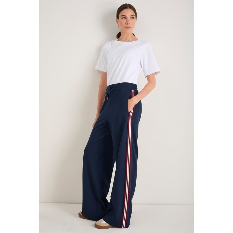 Penny Ponte Trouser – Midnight/Merlot