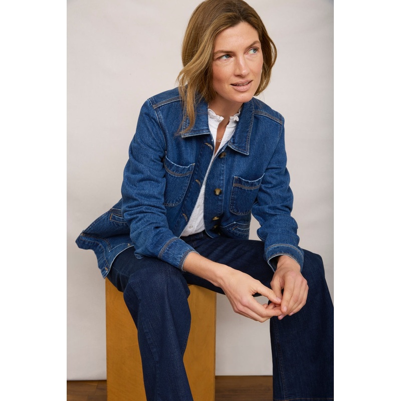 Beau Jacket – Mid Wash Denim