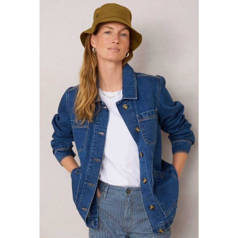 Beau Jacket – Mid Wash Denim