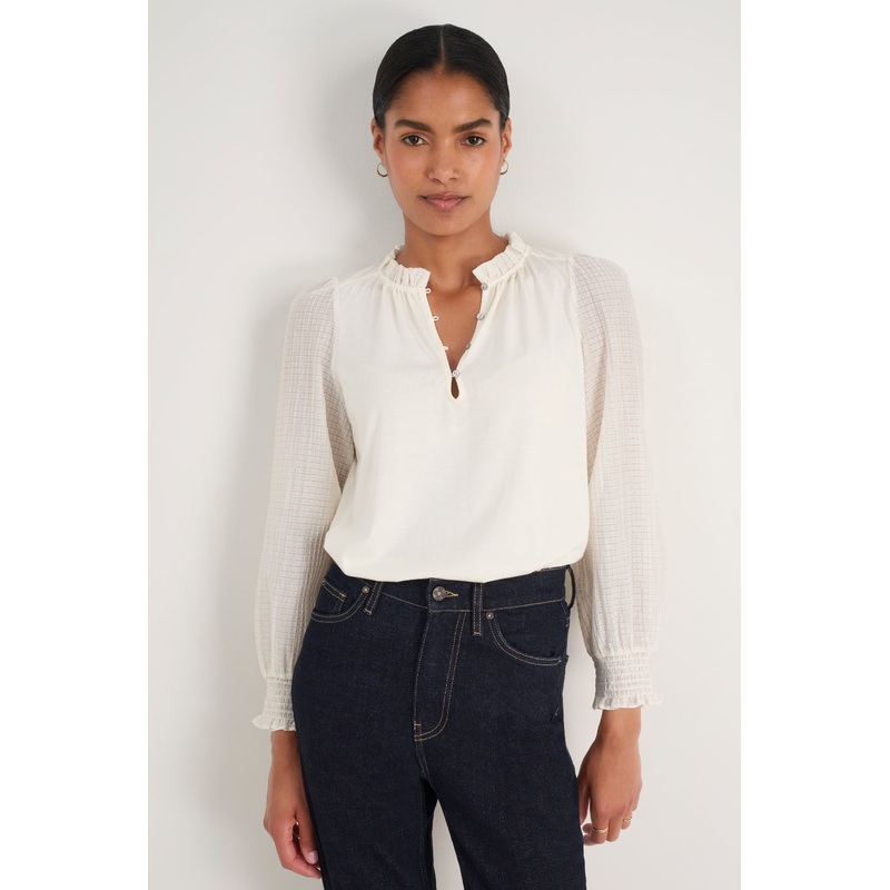 Charlise Top – Ivory
