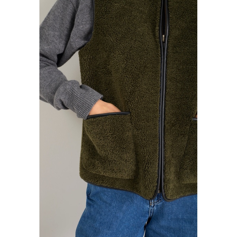 Willow Borg Gilet – Dark Olive