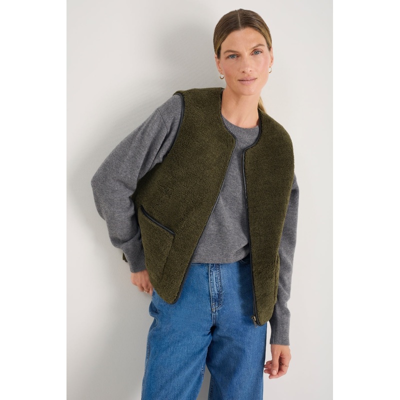 Willow Borg Gilet – Dark Olive