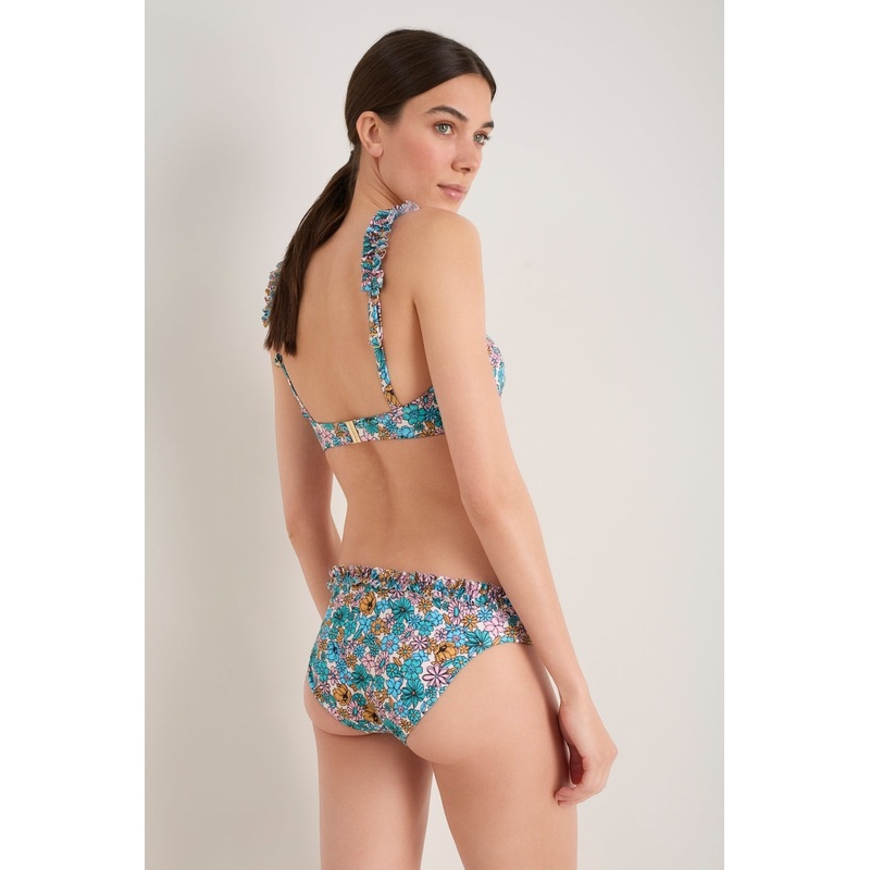 Cassis Bikini Bottom – Retro Floral