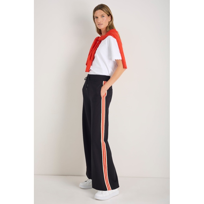 Penny Ponte Trouser – Black/Red