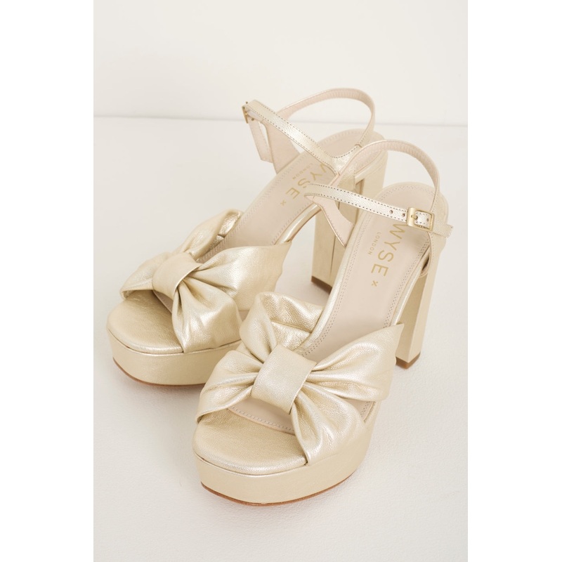 Bea High Heel Sandal – Gold