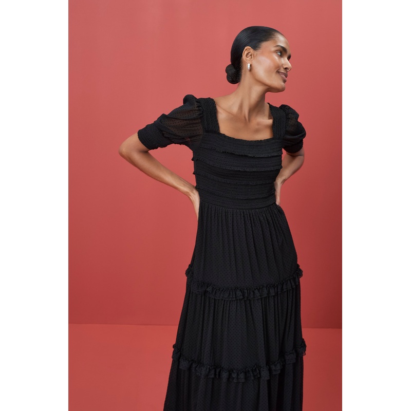 Blair Tulle Dress – Black