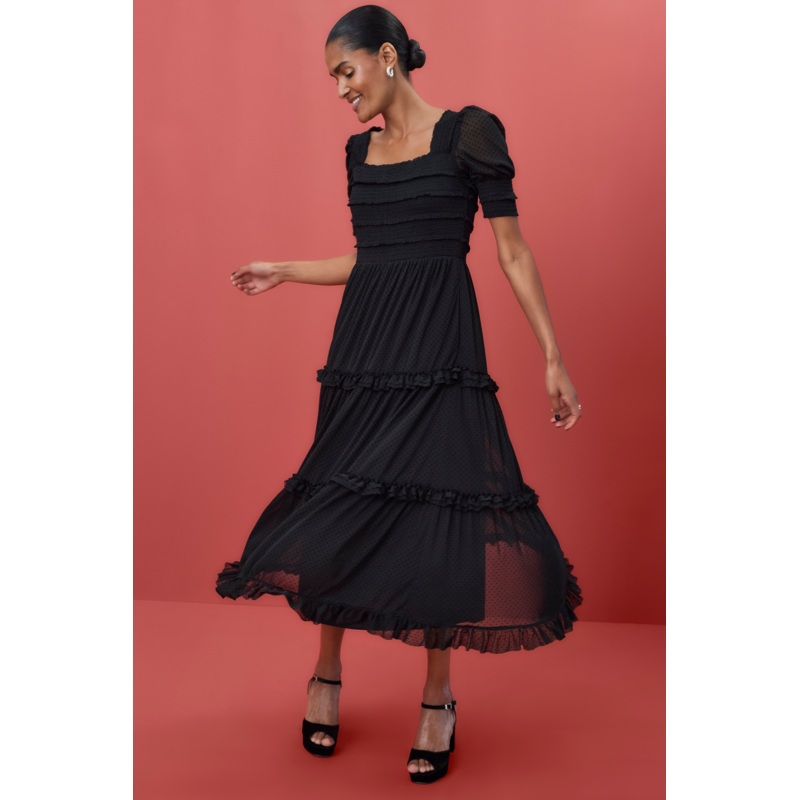 Blair Tulle Dress – Black