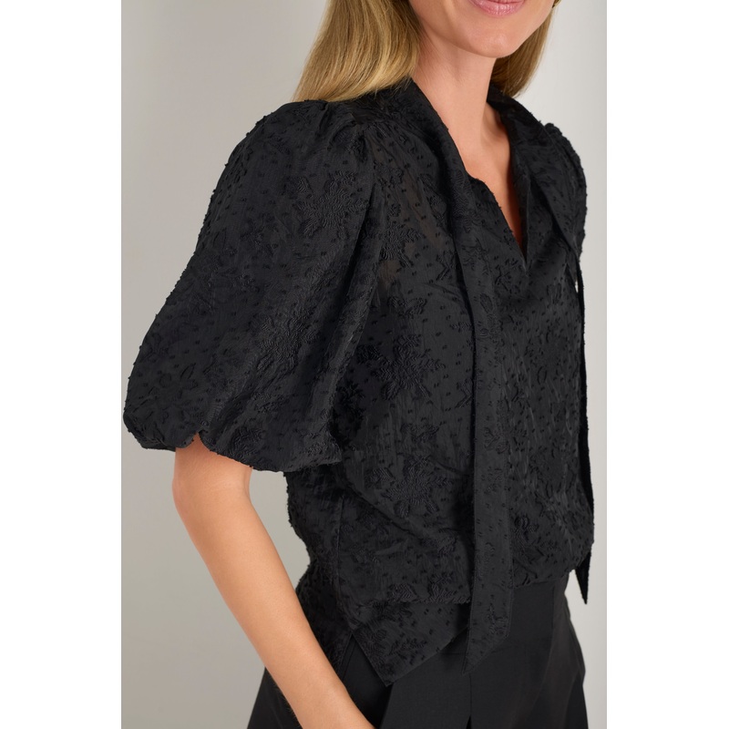 Cath x WYSE Agatha Top – Black