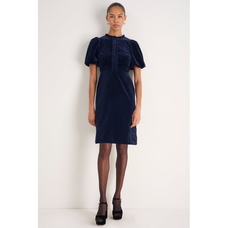 Cath x WYSE Diana Velvet Dress – Midnight