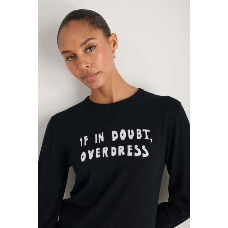 Cath x WYSE Slogan Jumper – Black