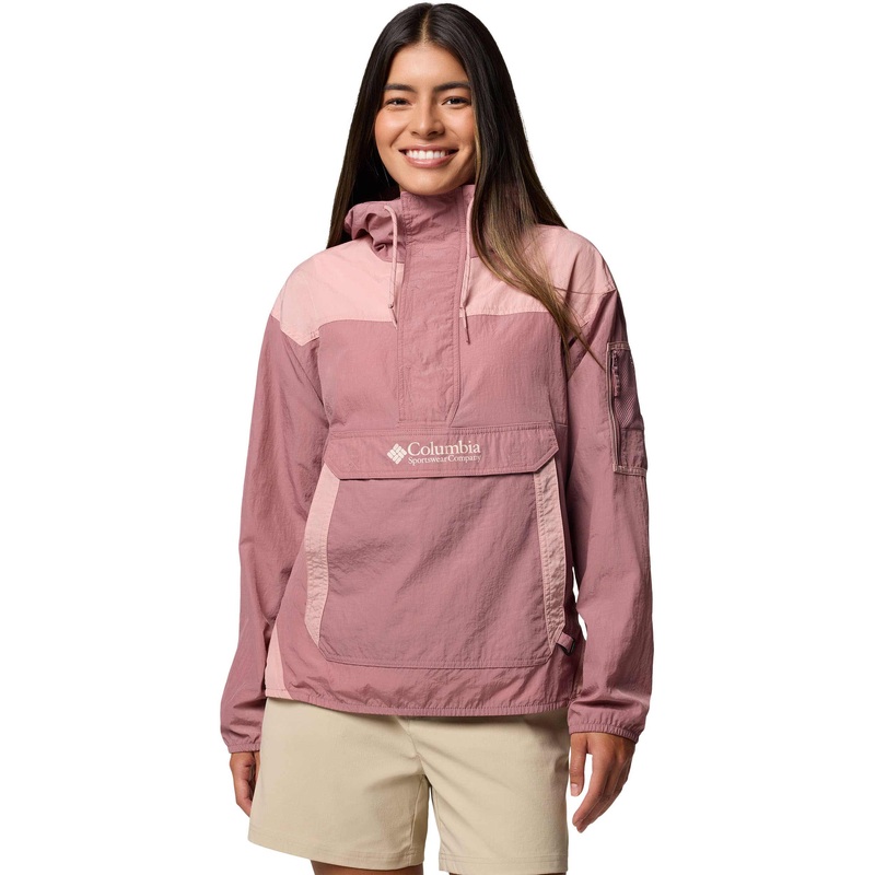 Challenger II Windbreaker – Fig/Eraser Pink