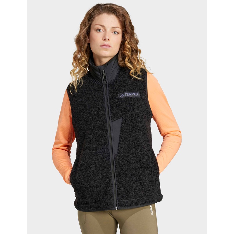 Terrex Xploric High Pile Fleece Vest – Black