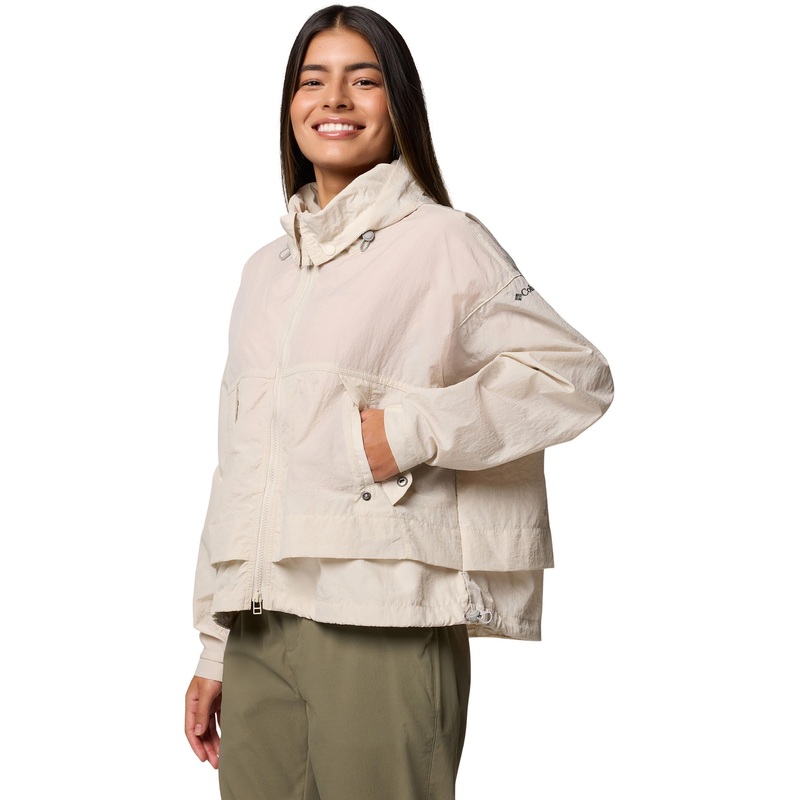 Paracutie II Hooded Windbreaker – Dark Stone