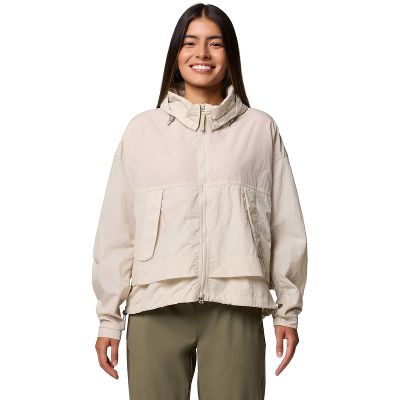 Paracutie II Hooded Windbreaker – Dark Stone