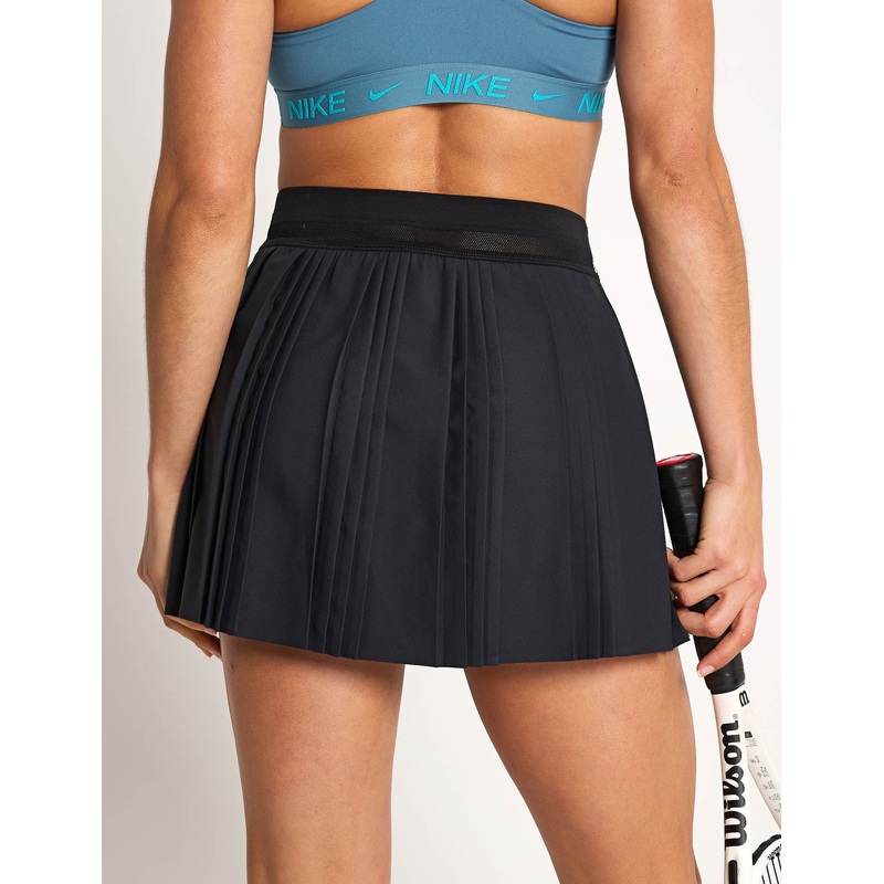NikeCourt Advantage Dri-FIT Pleated Tennis Skirt – Black