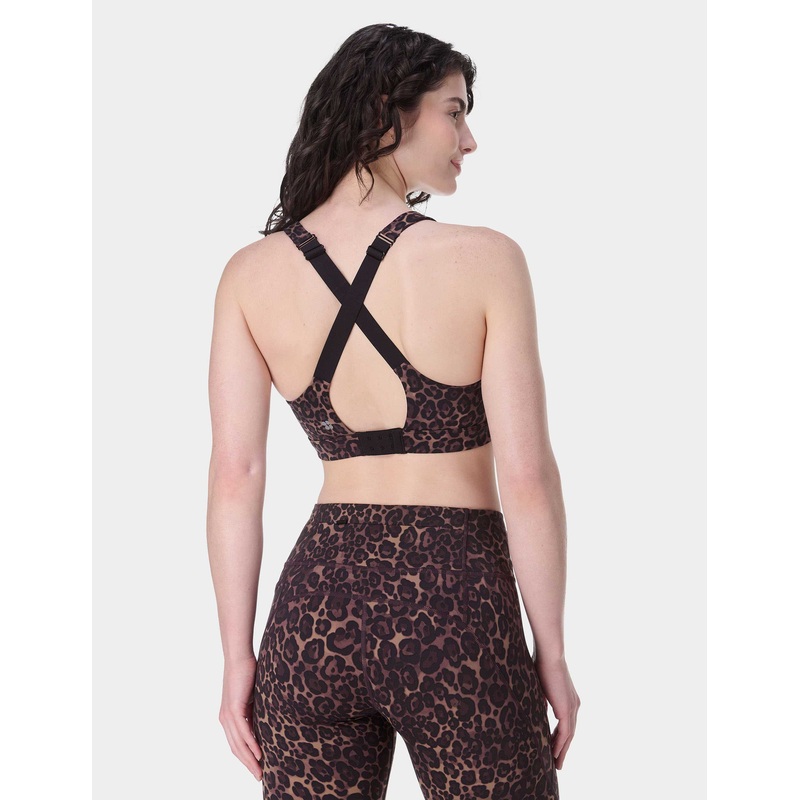 Power Pulse Bra – Brown Wild Leopard Print
