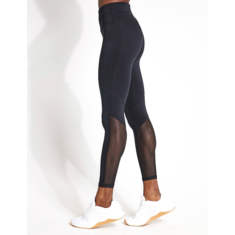 Basic Mesh Leggings – Night Black