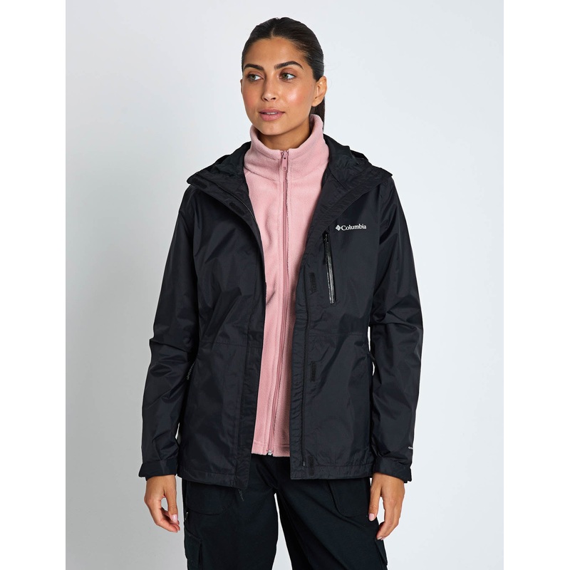 Pouring Adventure III Waterproof Hiking Jacket – Black