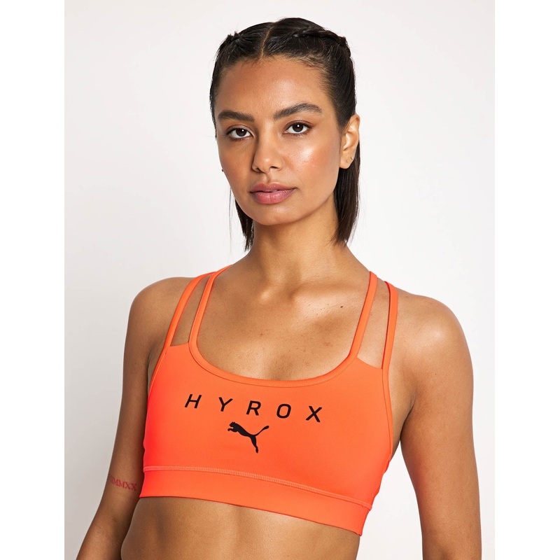 Puma x Hyrox Move Strappy Bra – Glowing Red