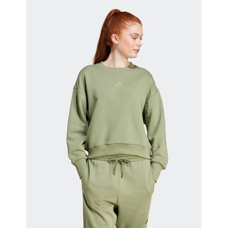 ALL SZN Fleece Loose Sweatshirt – Tent Green