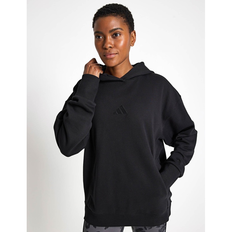 ALL SZN French Terry Loose Hoodie – Black