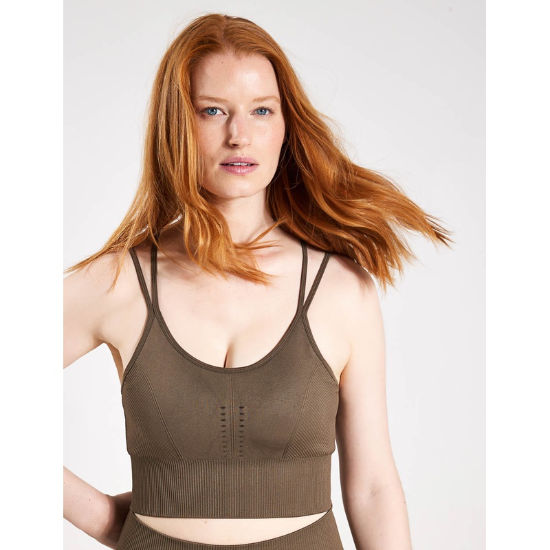 India Seamless Bra – Walnut