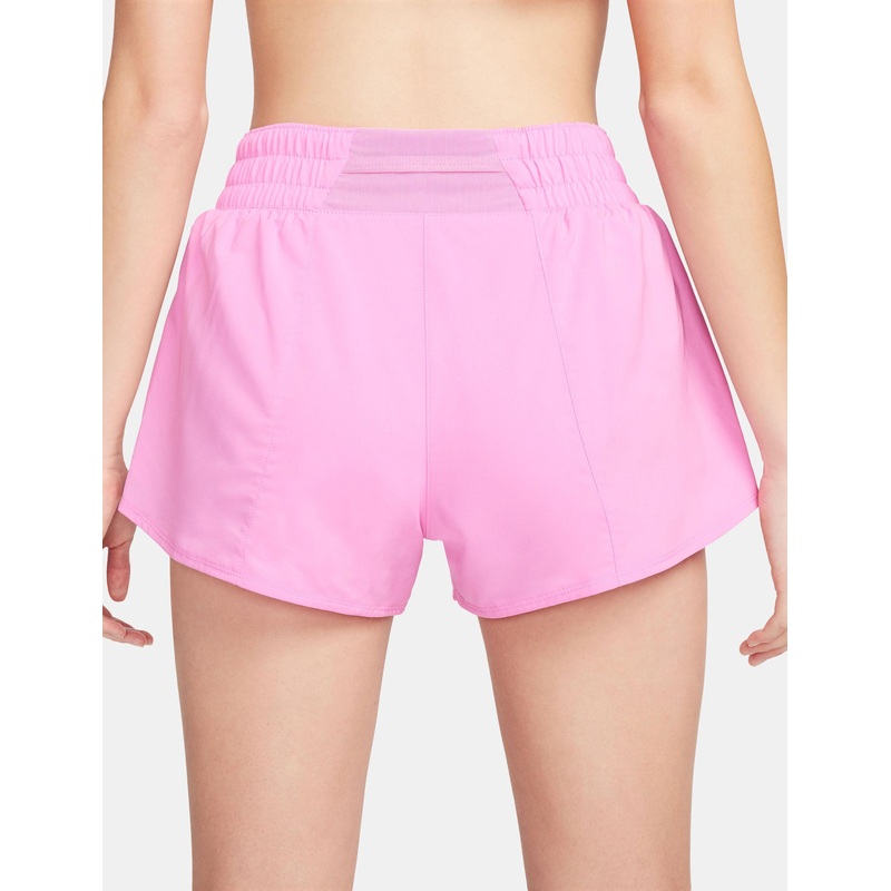 One Dri-FIT 3″ Brief-Lined Shorts – Playful Pink/Reflective Silver