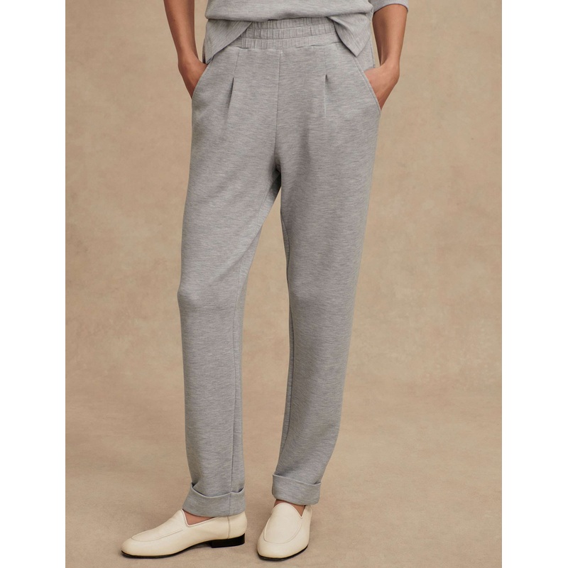 The Rolled Cuff Pant 25″ – Mid Blue Marl