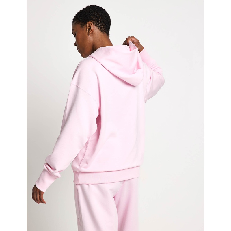 ALL SZN French Terry Loose Hoodie – Clear Pink