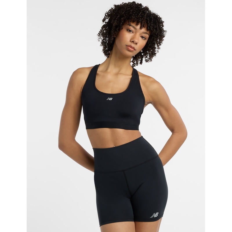 NB Essential Run Bra – Black