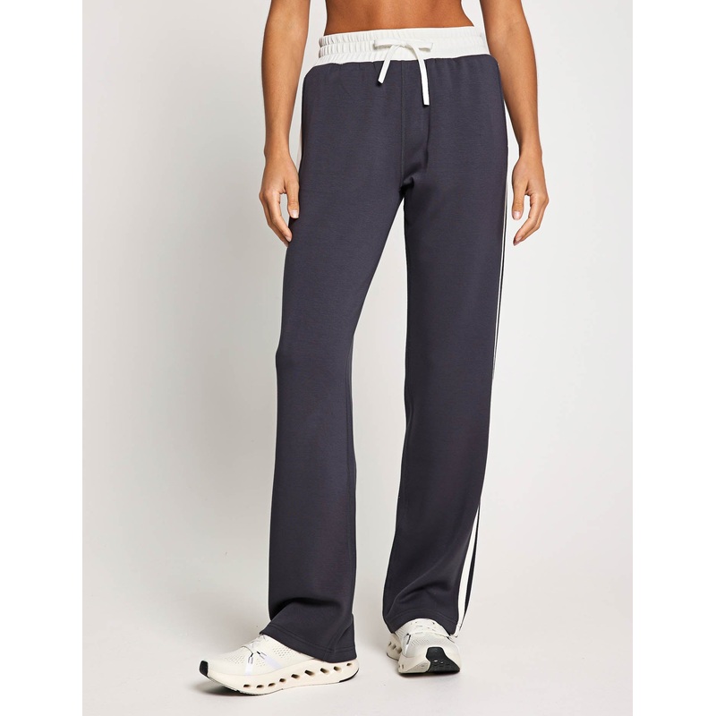 Nikki Wide Leg Jogger – Charcoal