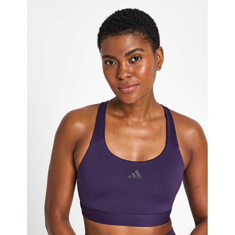 TLRDREACT Training High-Support Bra – Aurora Plum