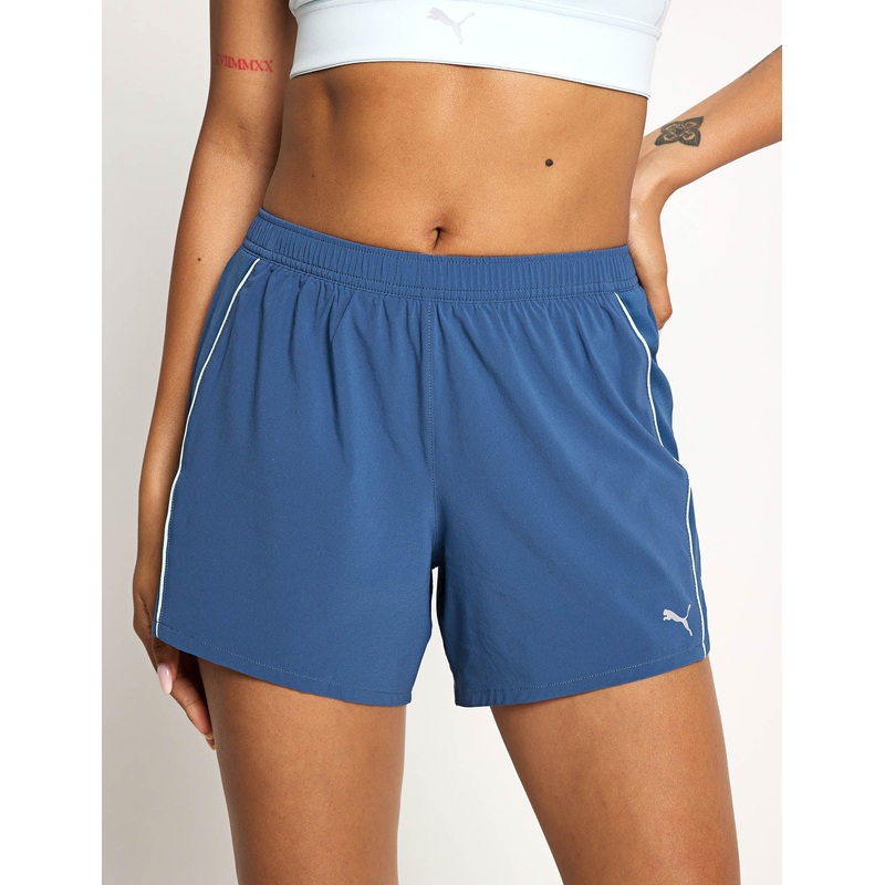 Velocity 5″ Running Shorts – Dark Indigo