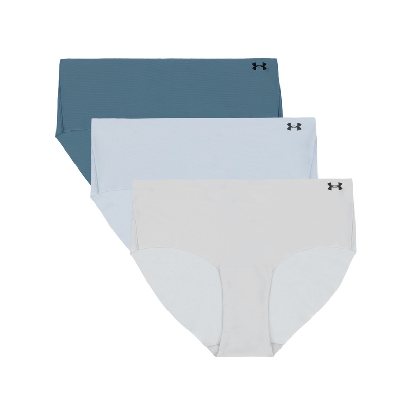 Pure Stretch 3-Pack No Show Hipster – Blue Calm/Blue Smoke/Halo Grey